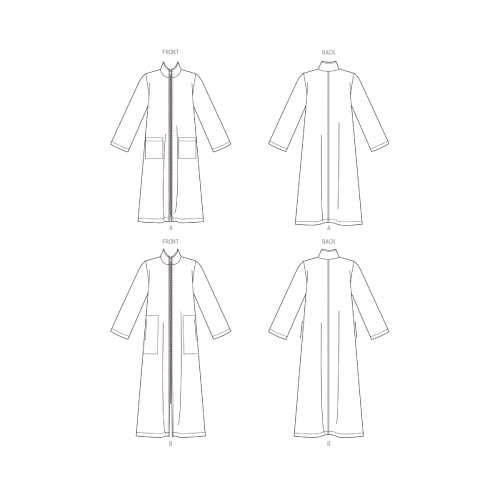 Lõikekomplekt BUTTERICK B6967 MISSES` AND WOMEN`S ROBE 