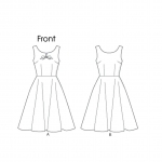 Выкройка: Misses`, sizes: Misses` Petite Dress, Butterick B5748 