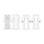 Выкройка: Misses` Dress, Butterick, B6805 