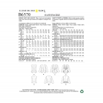 Выкройка: Misses` Vest and Jacket, Butterick B6570 
