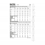 Выкройка: Misses` Elastic-Waist Shorts and Pants, Butterick B6750 
