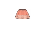 Children`s, Girls`, and Dolls` Skirts, Simplicity Pattern #S8961 