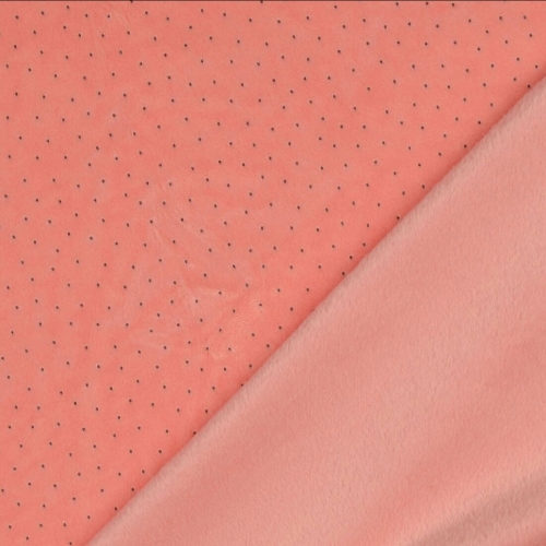Reljeefse väikse täpimustriga, pehme, veniv fliis (Nicki fleece), 160cm, 132.304 