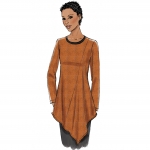 Выкройка: Misses` Seamed Tunics with Asymmetical Hems, Butterick B6377 