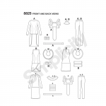 Misses knit Warrior Costumes, Simplicity Pattern #8825 