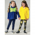 Выкройка: Girls` Tops and Leggings, Kwik Sew K4129 