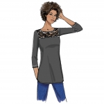 Ompelukaavat: Misses` knit, Lace-Detail Tops, Butterick B6418 