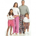Misses`, sizes: Men`s, sizes: Children`s, sizes: Boys`, sizes: Girls` Shorts and Pants, Butterick B5153 