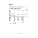Швейные выкройки Simplicity S9340 Misses` Costume 