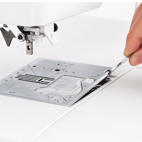 Sewing machine Juki HZL-NX7 Interchangeable stitch plate