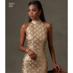 Kleit ja seelik seljataguse variatsioonidega, Simplicity Pattern #8330 