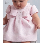 Väikelaste kleit ja püksikud, suurused: A (XXS-XS-S-M-L), Simplicity Pattern #8346 