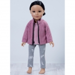 Ompelukaava: 46 cm (18`) Athleisure Doll Clothes, Kwik Sew K4297 