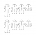Naiste kleidid käise variatsioonidega, Simplicity Pattern #S8983 