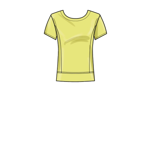 Simplicity Sewing pattern S9275 MISSES` KNIT TOPS, SS9275K5 