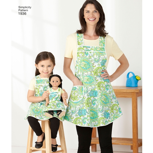 Laste põlled, suurused: A (S - L / S - L), Simplicity Pattern #1936 