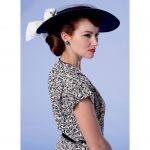 Выкройка: Misses` Button-Front, Flutter Sleeve Dresses and Sun Hat, Butterick B6363 