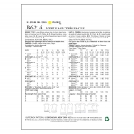 Выкройка: Misses` Top, Butterick B6214 