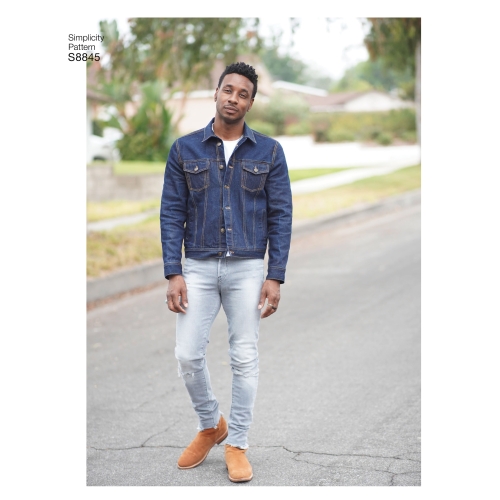 Mimi G Jean jakk, suurused: A (XS-S-M-L-XL), Simplicity Pattern #S8845 