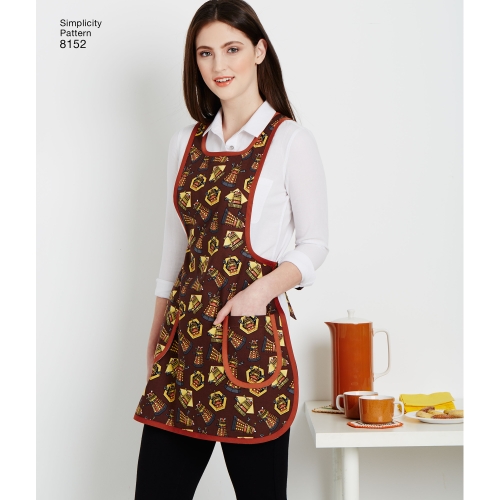 Naiste vintage 1970`ndate põlled, suurused: A (XS-S-M-L), Simplicity Pattern #8152 