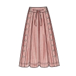 Швейные выкройки Simplicity S9377 Misses` Flared Skirts in Two Lengths 