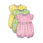 Выкройка: Beebide` Dress, Jumper, Romper, Jumpsuit, Panties, Hat and Bag, Butterick B5624 