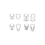 Simplicity Sewing Pattern Misses` Corsets, SS9592 