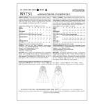 Выкройка: Misses` Dress, Butterick B5731 