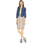 Misses` Raised-Waist or Elastic-Waist Skirts, Butterick B6326 