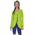 Выкройка: Misses` Curved-Seam or Cropped Jackets, Butterick B6329 