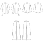Naiste topid ja püksid, Simplicity Pattern #S9149 