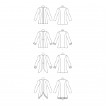 Ompelukaavat: Misses`, sizes: Misses` Petite Jacket, Butterick B6602 