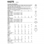 Выкройка: Pet Collars, Cuffs & Dresses, Kwik Sew K4275 