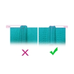 6 mm spiral zipper tape with flat spiral (coil) 