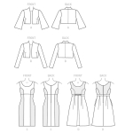 Выкройка: Misses`, sizes: Women`s Jacket and Dress, Butterick B6299 