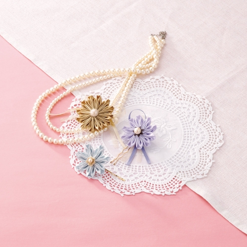 Jaapani Kanzashi stiilis roseti mallid, Clover (Japan) 8484 