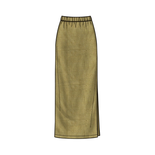 Naiste topid ja jakk lõikehäki võimalustega, Simplicity Pattern #S8993 
