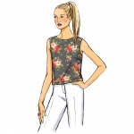 Выкройка: Misses` Top, Butterick B6175 
