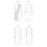Выкройка: Misses` Dress, Butterick B6708 