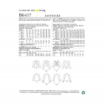 Выкройка: Misses` Surplice, Paneled Tops , Butterick B6417 