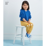Laste ja tüdrukute trikooretuusid, suurused: HH (3-4-5-6), Simplicity Pattern # 8525 