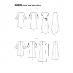 Misses` Dresses, Simplicity Pattern #S8909 