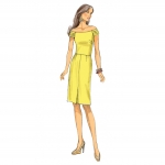 Выкройка: Misses`, sizes: Misses` Petite Dress, Butterick B6129 