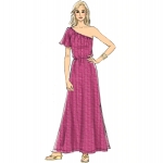 Выкройка: Misses` Dress and Jumpsuit, Butterick B6652 