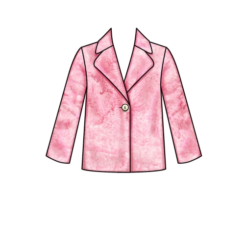 Laste ja tüdrukute voodriga mantel, Simplicity Pattern #S9027 