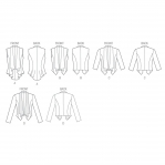 Выкройка: Misses` Vest and Jacket, Butterick B5928 