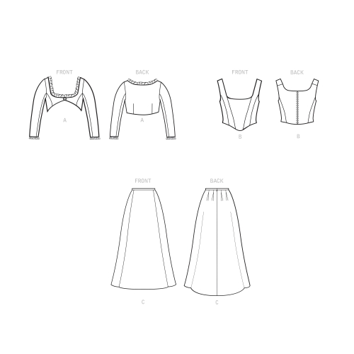 Simplicity Sewing pattern S9247 MISSES` COSTUME, SS9247H5 