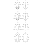 Выкройка: Misses` Tunic, Butterick B6248 