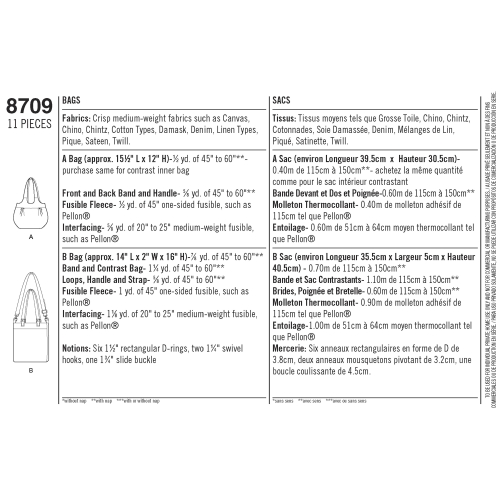 Gertrude Made kotid, Simplicity Pattern #8709 