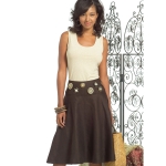 Выкройка: Misses` Pleated or Flared Skirts, Butterick B6744 